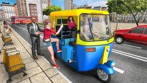 Modern Tuk Tuk auto Rickshaw multiplayer android gameplay