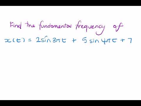 Question: Fundamental frequency of sum