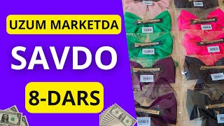 UZUM MARKETDA SAVDO 8-DARS | TOVAR SHTRIX KODINI CHIQARISH