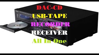 TEAC AD-RW900 : DAC+CD+USB+TAPE+RECORDER = ALL IN 1 - YouTube