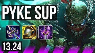 PYKE & Seraphine vs JANNA & Tristana (SUP) | 12/3/16, 900+ games, Legendary | KR Master | 13.24