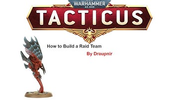 How to build a raid team by Draupnir