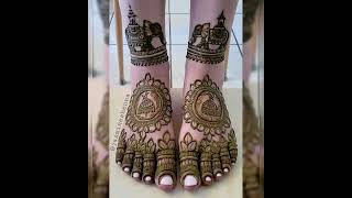 feet mehndi design || leg mehndi design || #feetmehndi #mehndi