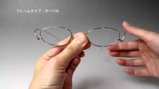 おしゃれ老眼鏡「PAPERGLASS-オーバル」商品紹介 動画