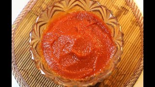 Tomato Ketchup Recipe | Homemade Tomato Sauce | Hot Spicy Tomato Ketchup