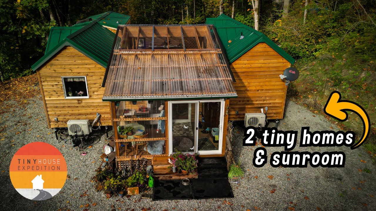 2 Tiny Homes Connected W Sunroom Retiree s Dream Home To Manage MS 2 Tiny Homes Connected W Sunroom Retiree s Dream Home To Manage MS