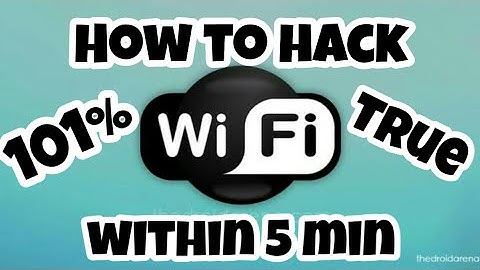 How to hack wifi 101% within 5 min