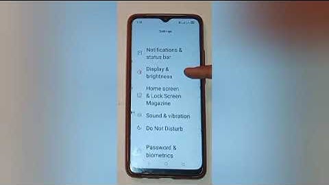 how to decrease display size in oppo r17 pro, decrease display size setting