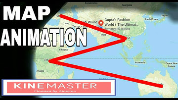 Cinematic Map Animation Video by Kinemaster