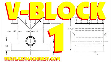 V-BLOCK PART 1, mill, shaper and surface grinder 101 Marc L