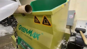 The U.S Recycler Uses GREENMAX PE Foam Compactor Z-C200 to Recycle EPE