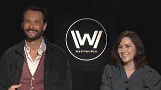 'Westworld' Season 2: Shannon Woodward and Rodrigo Santoro (FULL INTERVIEW)