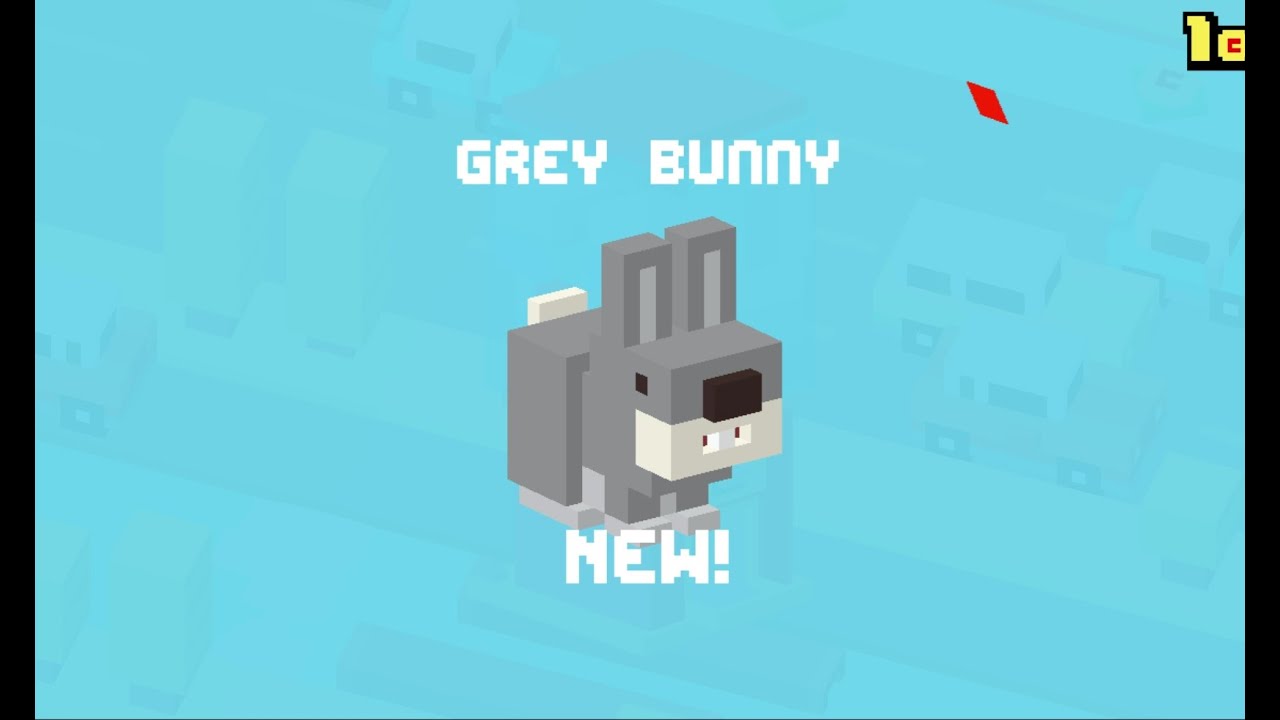 Crossy Road · Gameplay · Tabby Cat unlocks Grey Bunny YouTube