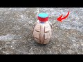 How To Make A Hand Grenade That Explodes || How to make a hand grenade from cardboard || DIY