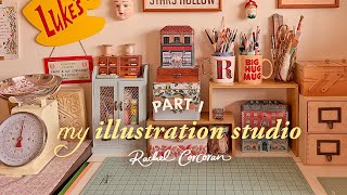 Illustration Studio Makeover I ✿ Art Studio Tour & Pack an Order With Me ✿ Spring Walk in the Park