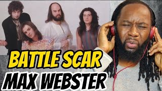 MAX WEBSTER Battle Scar REACTION - with the amazing voice of GEDDY LEE - First time hearing