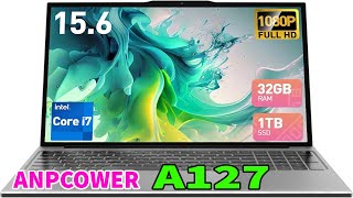 Best Budget 2025 Laptop ANPCOWER A127 with 32GB RAM & 1TB SSD