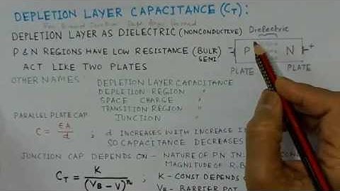 Junction Capacitances - PN Junction Part II | Semiconductor Physics |GATE ECE