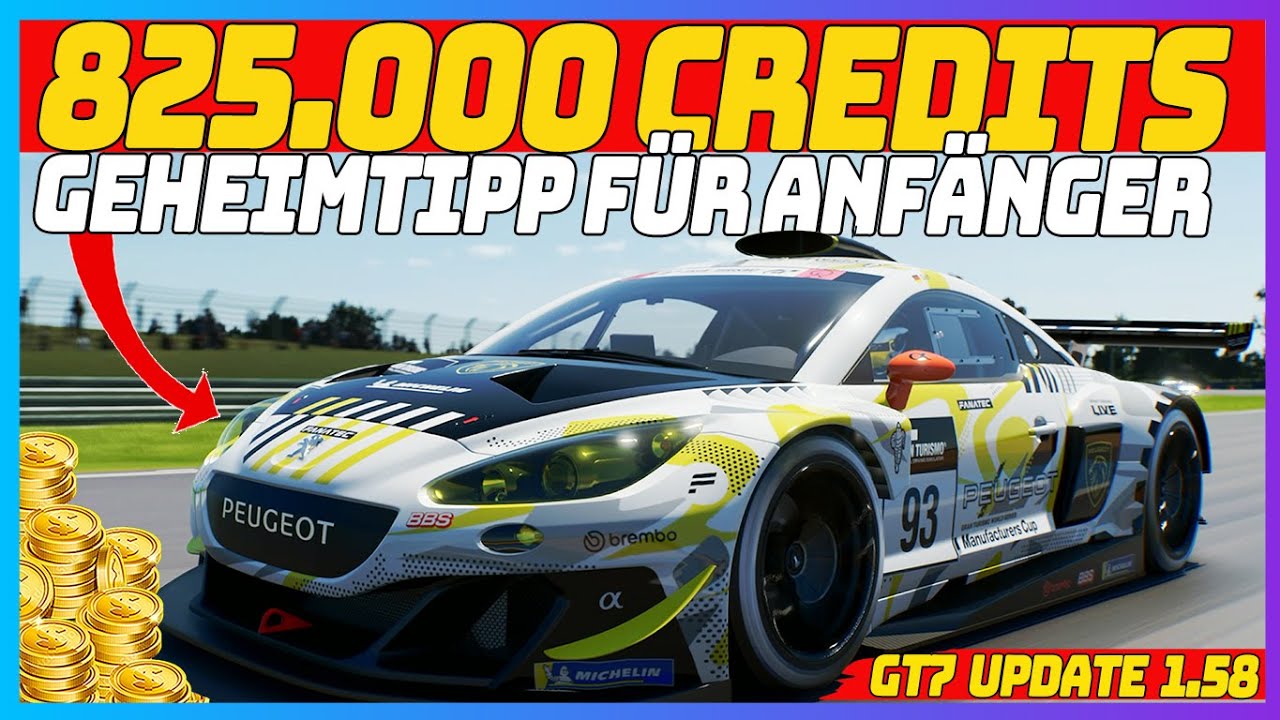 Geheimtipp für Anfänger! So verdienst du 825.000 Credits in GT7 – Kein Money Glitch
