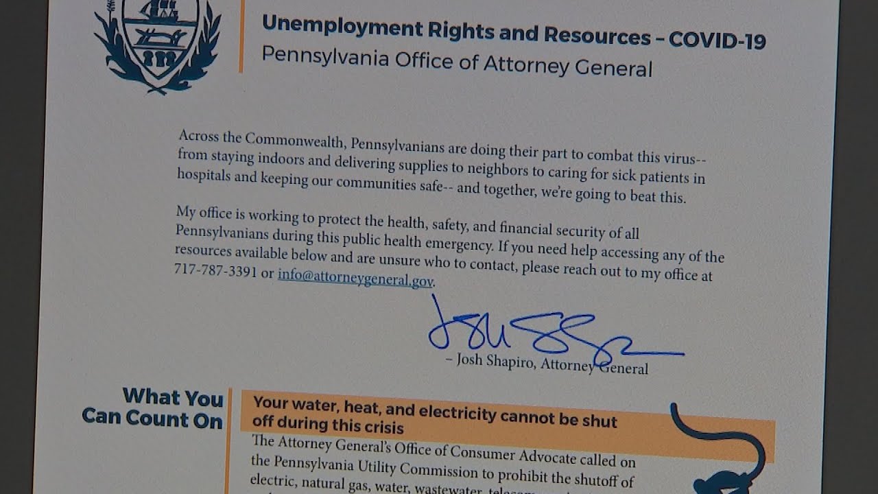 Attorney General Josh Shapiro Announces New Programs To Help Pennsylvanians Deal With Economic Fallo Youtube