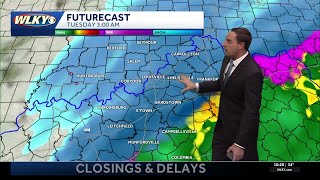 Wintry Mix U0026 Snow Expected Tonight
