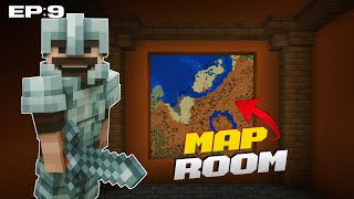 Building an Epic Map Room in My Survival Base (MC 1.21)