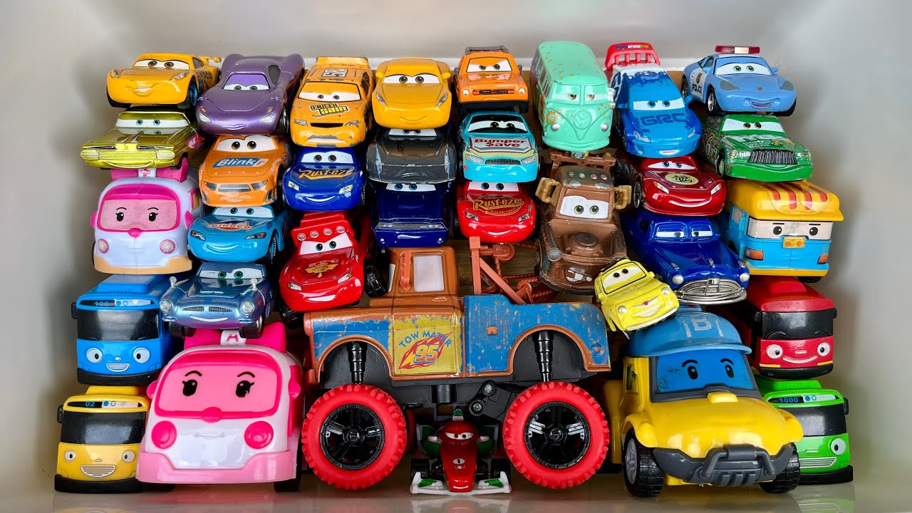 Disney Pixar Cars Unboxing Review | Lightning McQueen, Tow Mater, Doc Hudson, Sally Carrera, Cruz