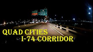 I-74 Bridge Construction | Quad Cities | May 2020 | Night Time Lapse