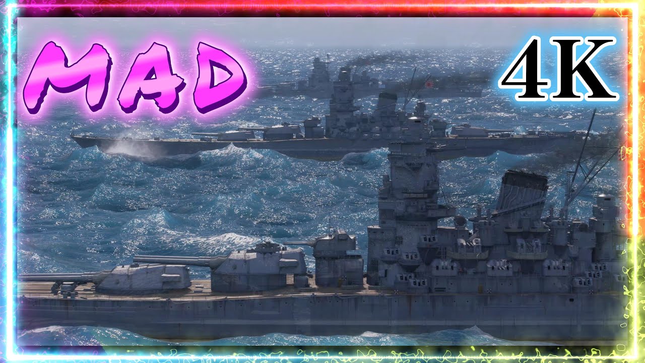 【MAD】001 大和、紀伊、超大和（YAMATO, Kii, Super Yamato/Ямато, Кии, Супер Ямато ...