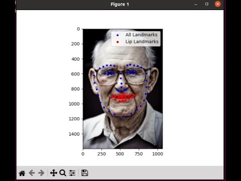 Python Face landmarks using Face alignment