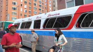 TC40-102A, T8H-5307A, and T6H-5305A at the NYTM Bus Festival (9-29-13)
