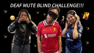 Blind ,Deaf Mute Challenge Pasta Edition