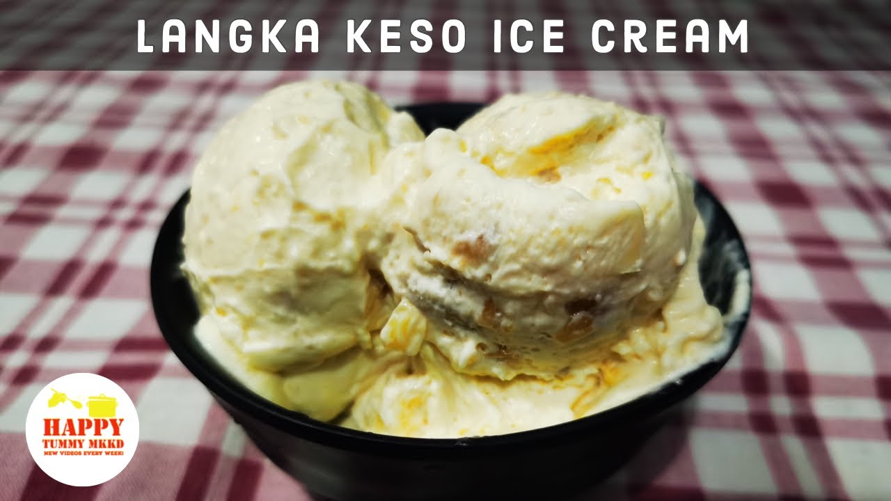 Langka Keso Ice cream recipe How to make Ice cream Happy Tummy MKKD