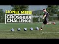 Lionel messi crossbar challenge  on a test la prcision de messi