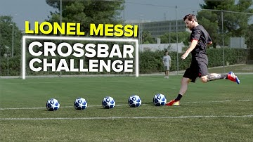 LIONEL MESSI CROSSBAR CHALLENGE | testing Messi