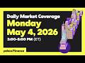 Yahoo Finance Live: Stocks drop as US-Iran hostilities ramp up again May 4, 2026