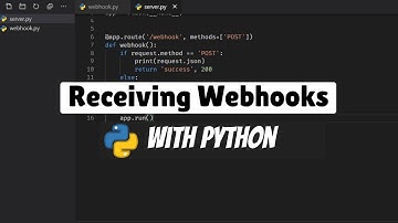 How to Receive Webhooks with Python