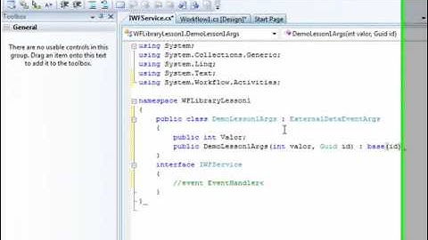 E learning Workflow Foundation for ASP NET Developers  Lesson 1(Part II)