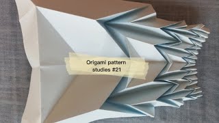 Origami pattern studies #21