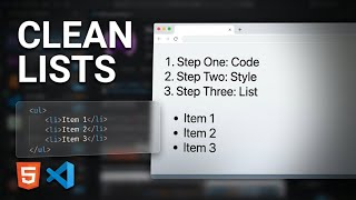 How to Create List in HTML