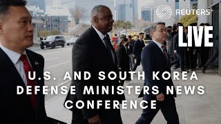 LIVE: U.S. and South Korea defense ministers hold news conference