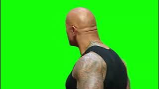 The Rock 'take a look' green screen