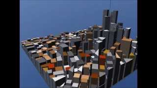 A Procedurally Generated City Net Worth