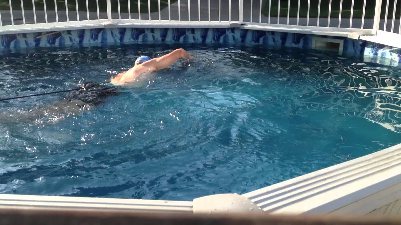 Swimming with a tether. YouTube