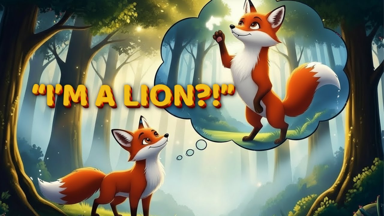 THE FOX VS LION SHADOW STORY 🦊🦁 | A POWERFUL MORAL STORY FOR KIDS
