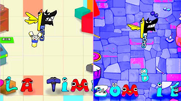 ALPHABET LORE BUT "TRANSFORMED" New Alphabet Symbol Fight game, 🎯