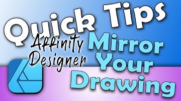 Mirror your Drawing in Affinity Designer | Pixel Persona | Quick Tip | Tutorial