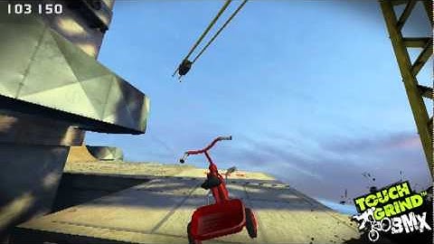 Fingergrind bmx hd three-wheeler in skyline - Touchgrind BMX