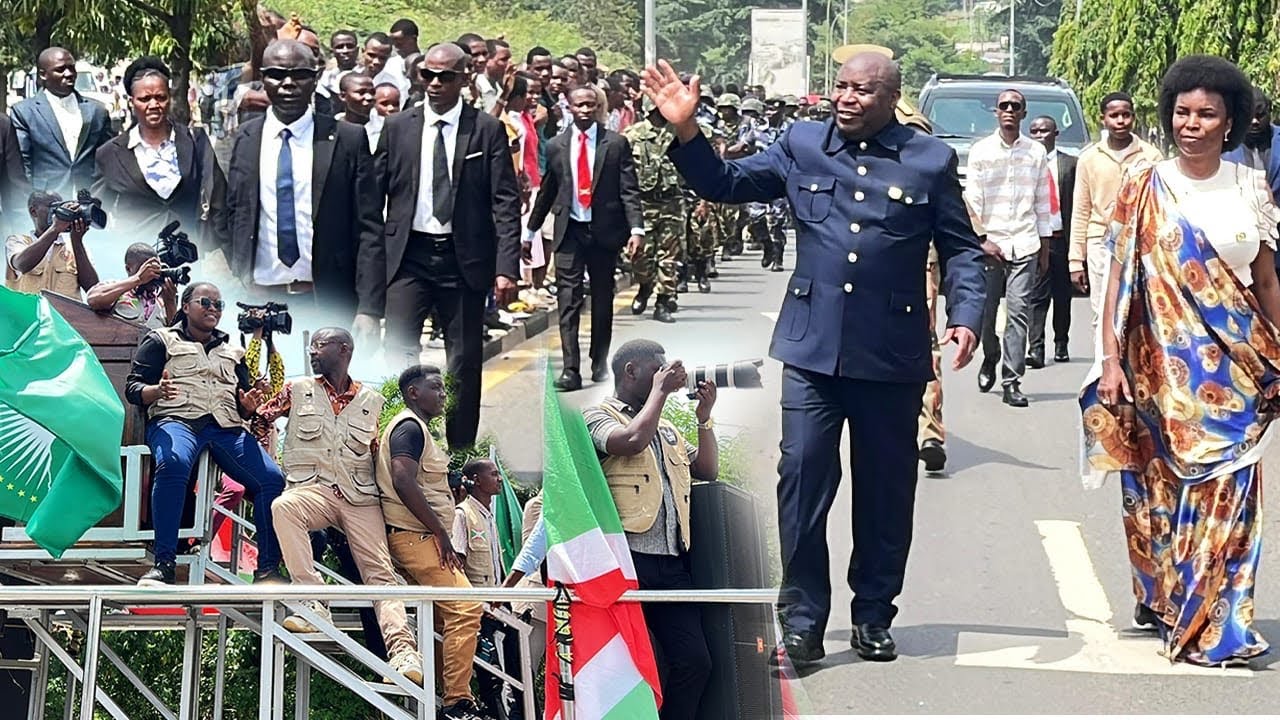 🥳🇧🇮Abanyabujumbura bakiranye Iteka P.Evariste Ndayishimiye basasa n’ibitenge mw’ibarabara 