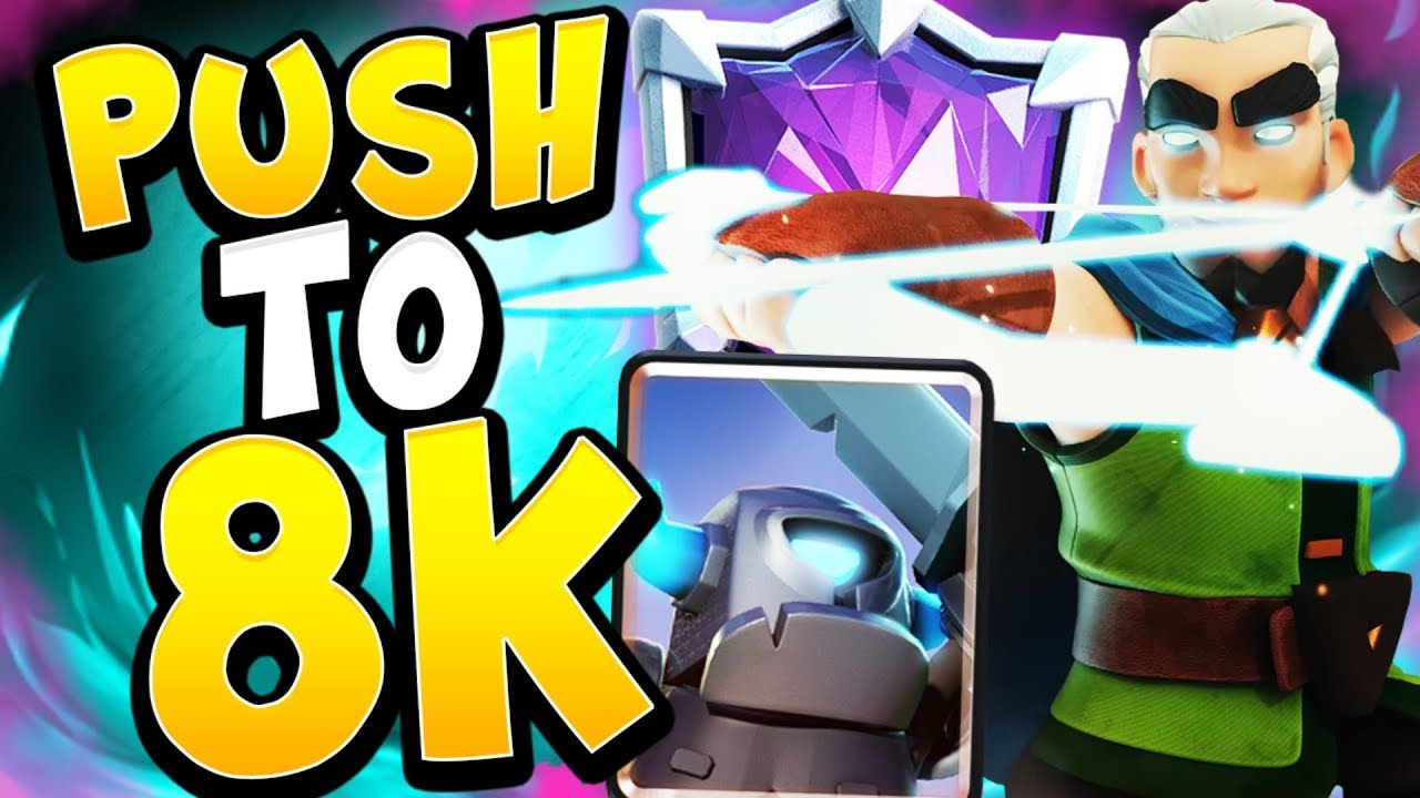 LADDER PUSH TO 8000 TROPHIES with BEST META DECK! - CLASH ROYALE